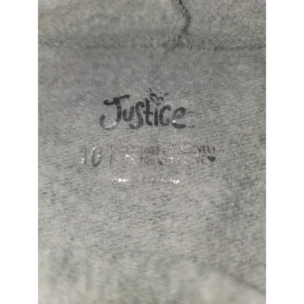 Justice holiday Christmas poop emoji sweatshirt hoodie size 10 girls‎